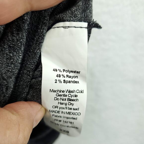 Lularoe Women's Julia Simply Comfortable Gray Cream Raglan Sleeve Dress XXS - Picture 6 of 10